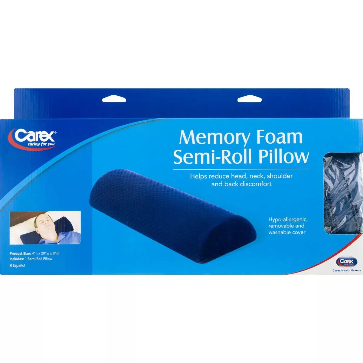 Carex Semi Roll Pillow