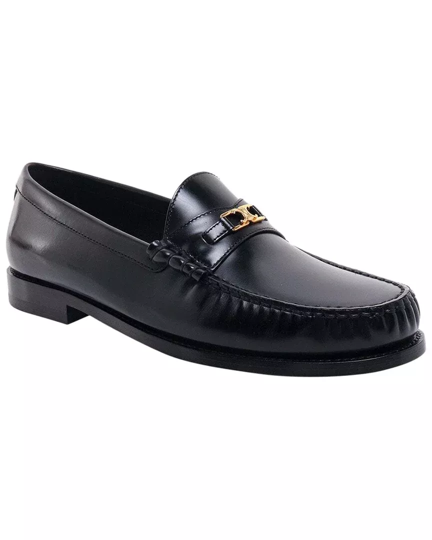 Celine Luco Triomphe Leather Loafer