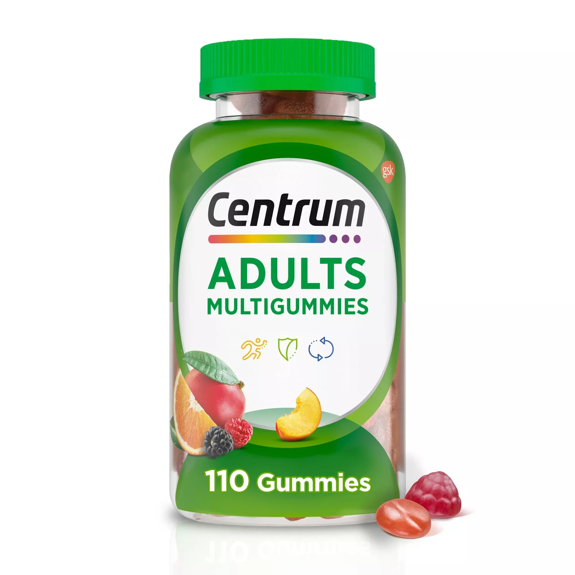 Centrum Adults Assorted Fruit MultiGummies, 110 EA