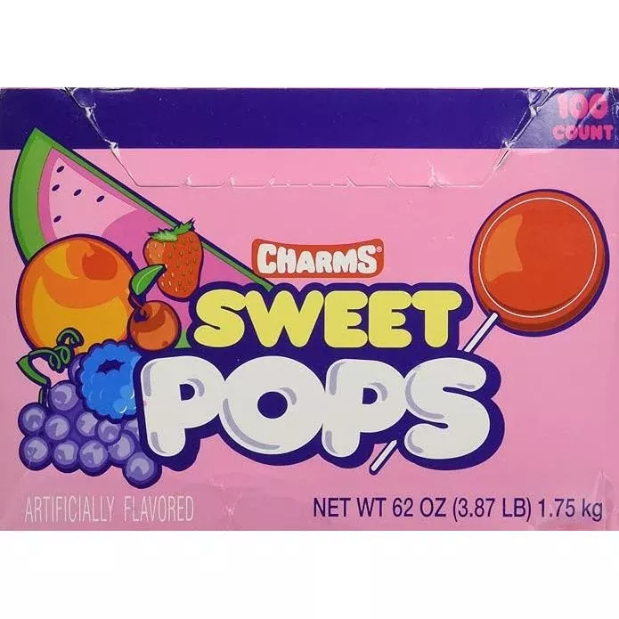 Charms Sweet Pops Assorted100Ct