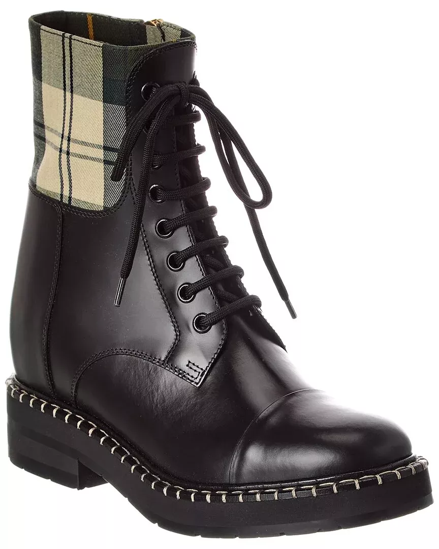 Chloé Canvas & Leather Bootie