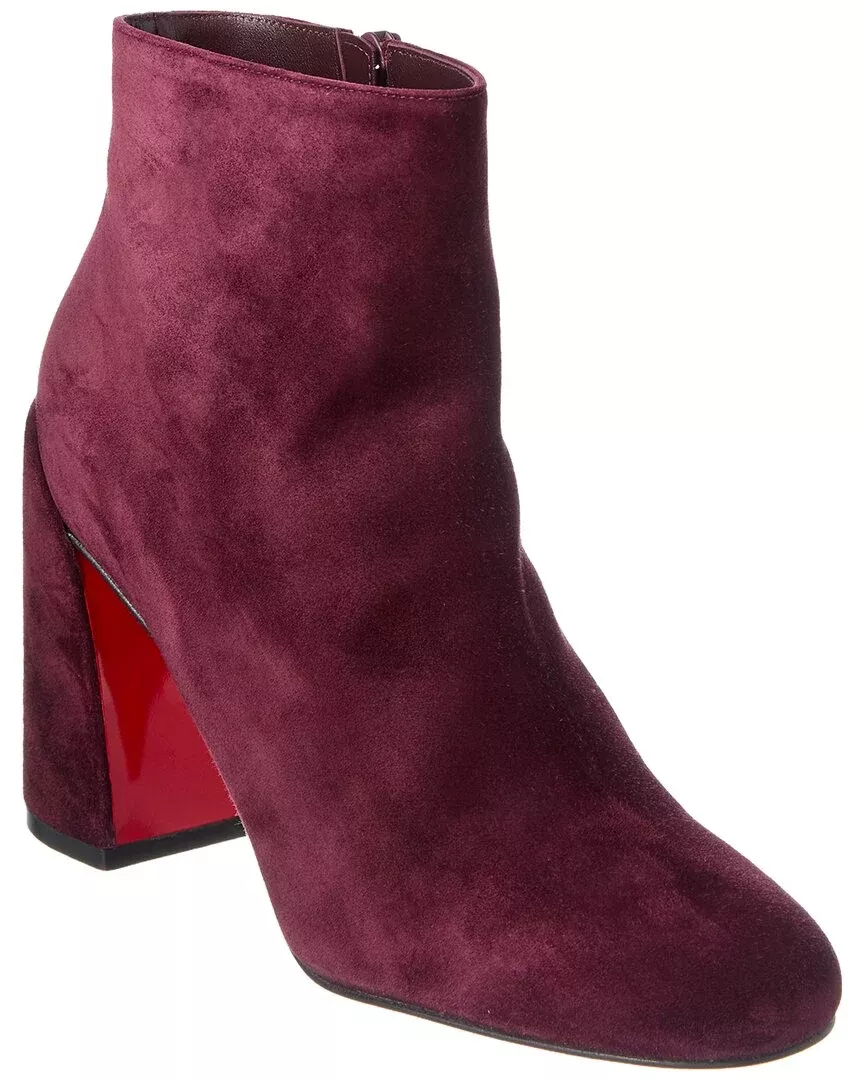 Christian Louboutin Jane 85 Suede Bootie