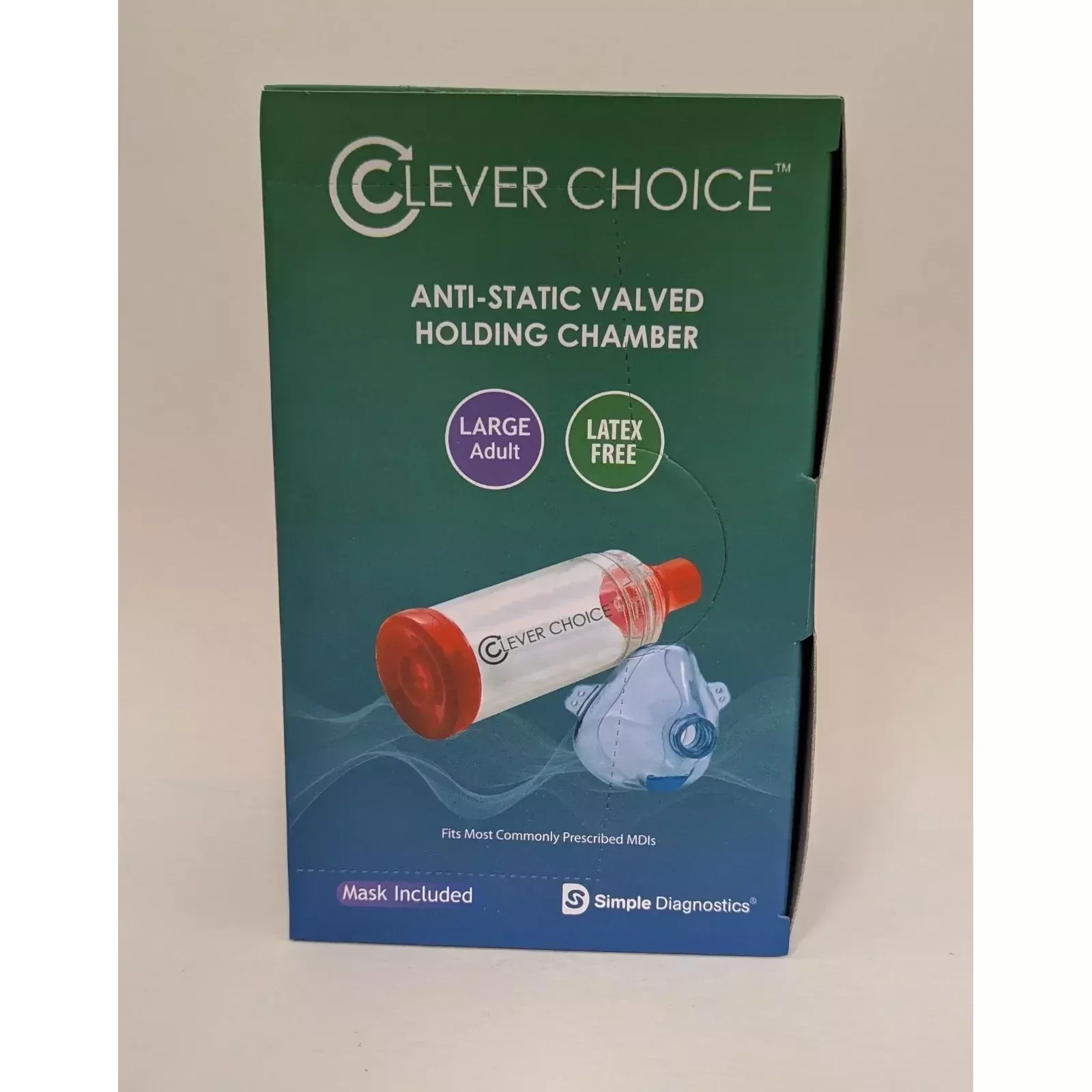 Clever Choice Select Anti-Static Valved Holding Chamber Large