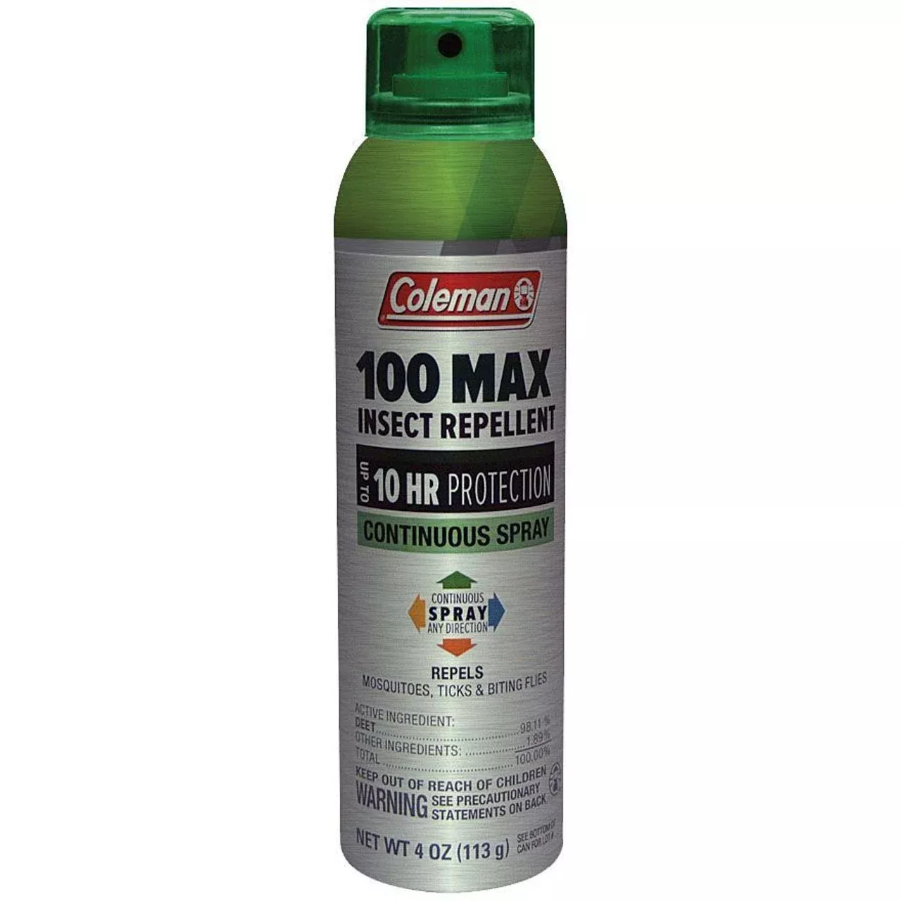 ColemanInsect Repellent 100 Deet Max Spray 4 Oz