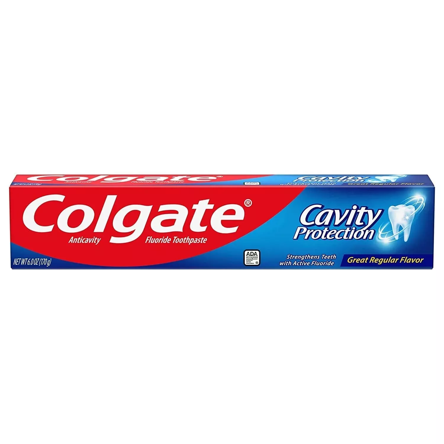 Colgate 0.76% Cavity Protection Toothpaste, 6 oz