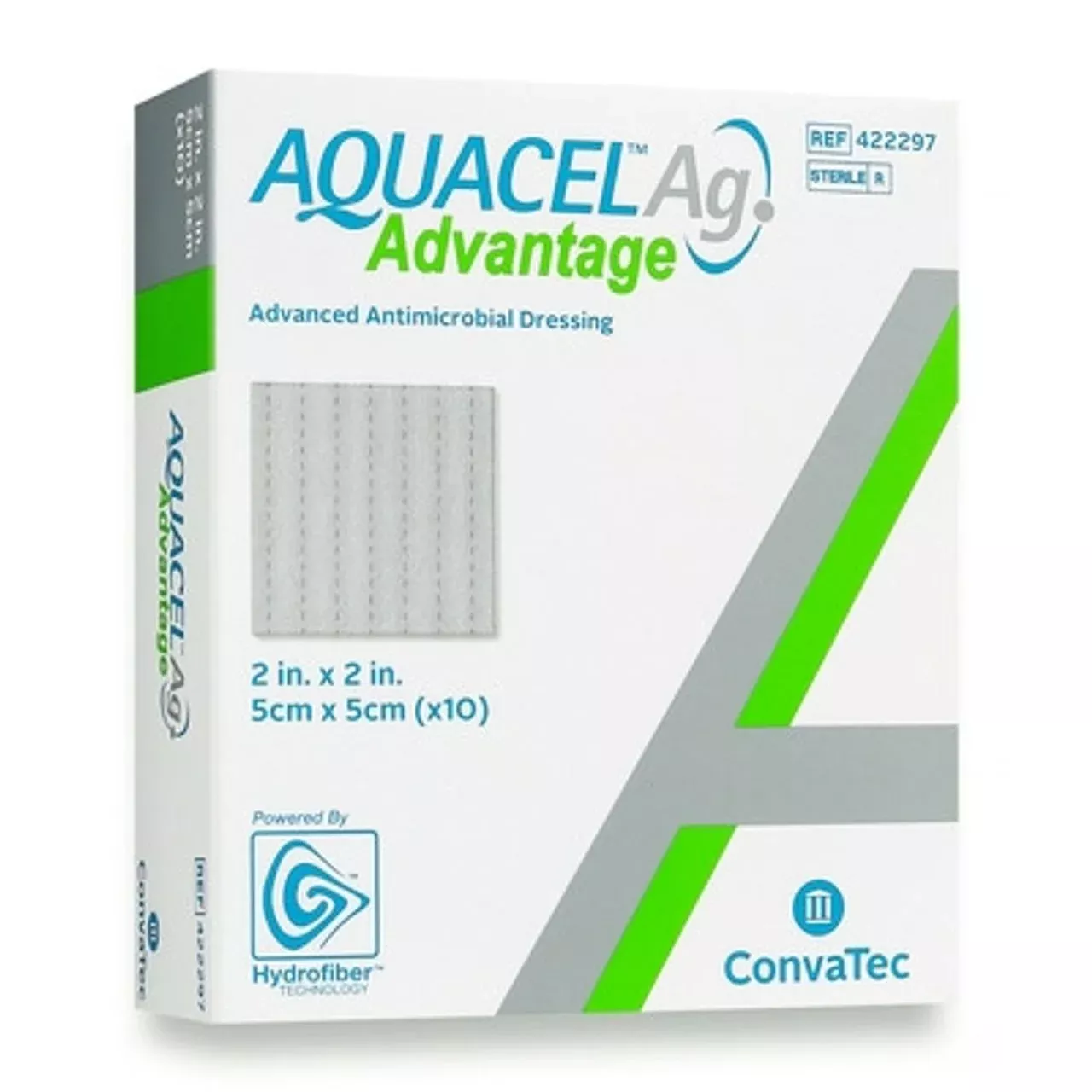 Convatec Aquacel Advantage Silver Dressing 2 X 2 Inch, Box Of 10