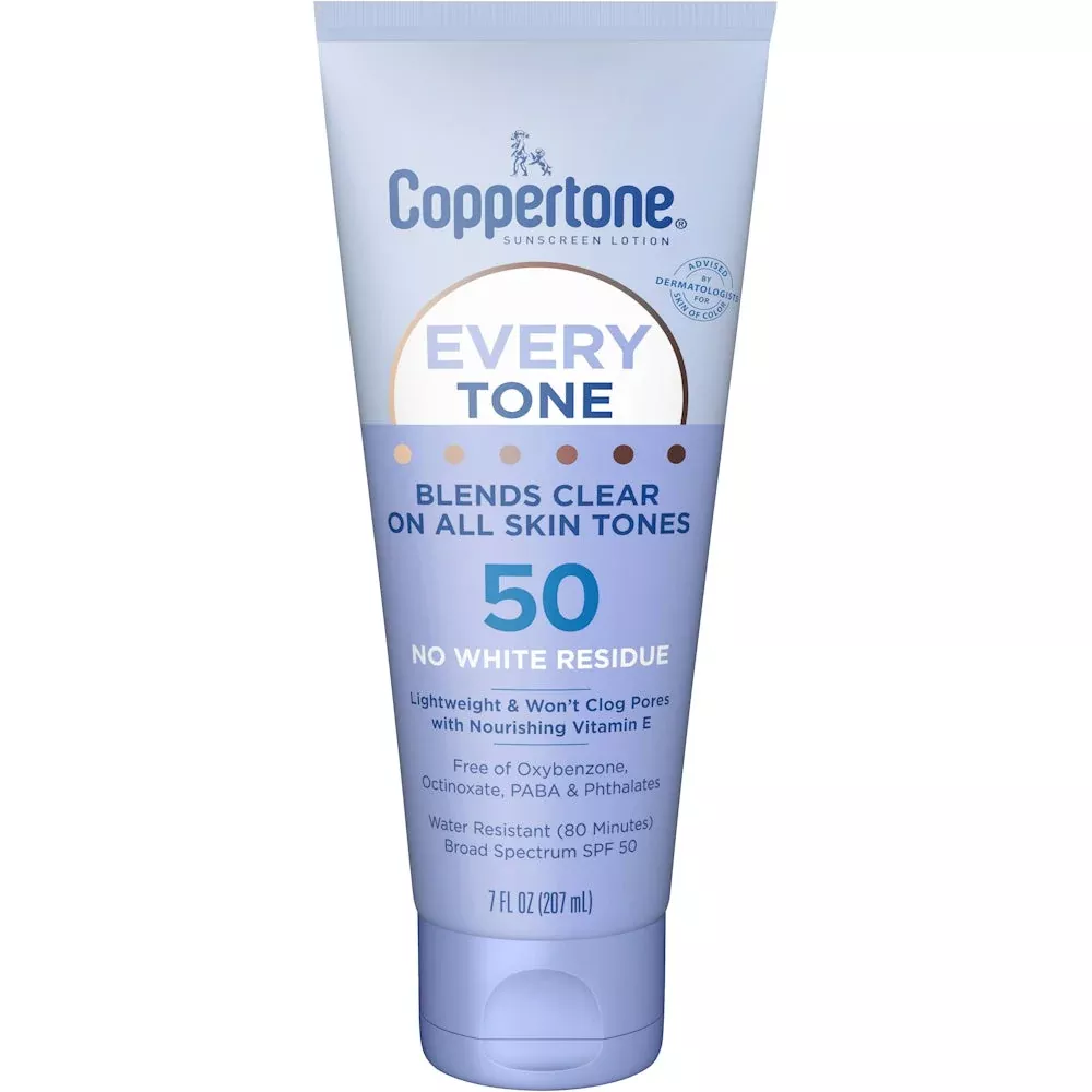 Coppertone Every Tone Sunscreen Lotion - SPF 50 - 7 Fl Oz