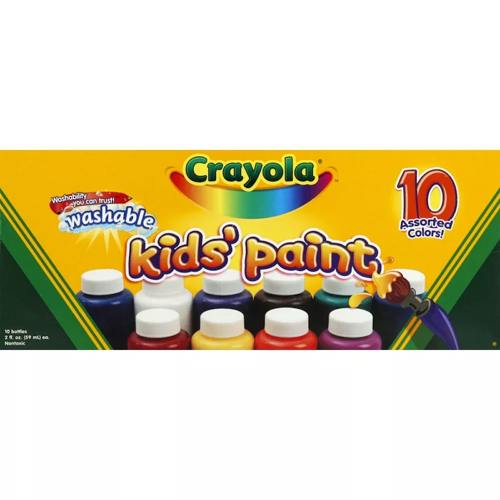 Crayola Washable Kids Paint Bottles10