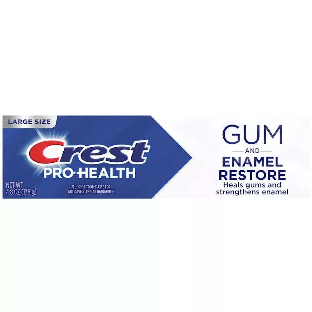 Crest Toothpaste, Fluoride, Gum And Enamel Restore, Large Size