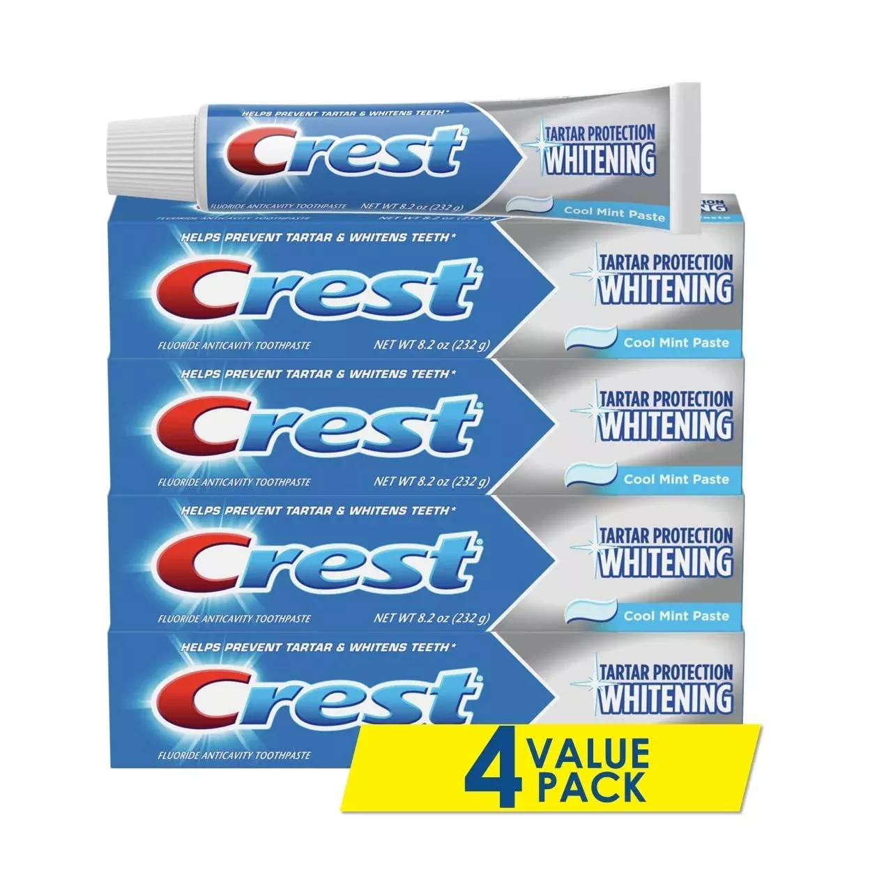 Crest Toothpaste, Tartar Protection Whitening, Cool Mint Paste