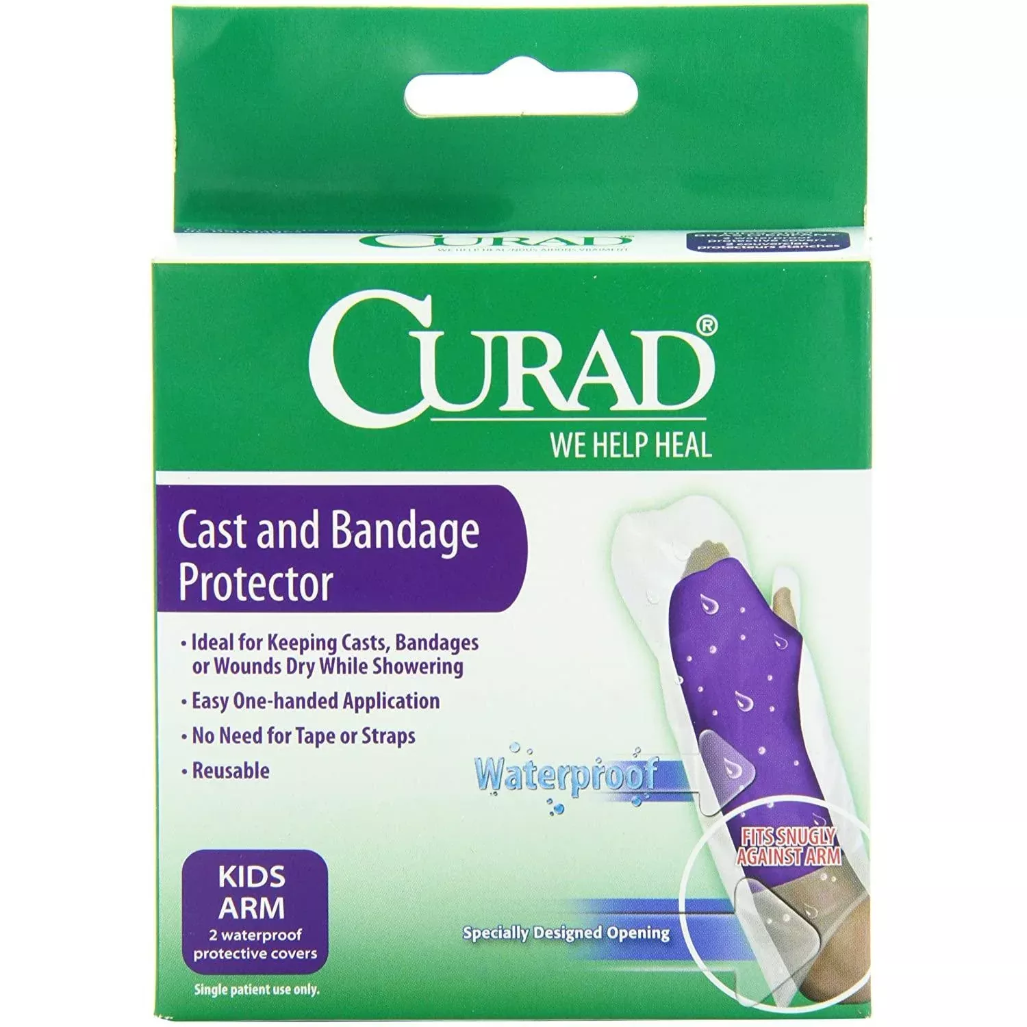Curad Child Arm Cast and Bandage Protector, 2 EA