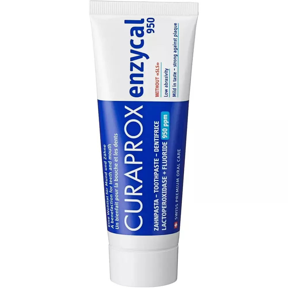 Curaprox Enzycal 950 PPM 75ml Toothpaste