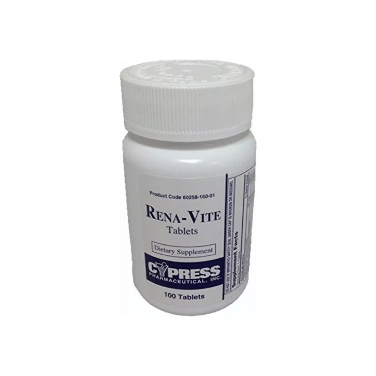 Cypress Pharmaceutical Rena-Vite Tablets, 100 Tablet Bottle