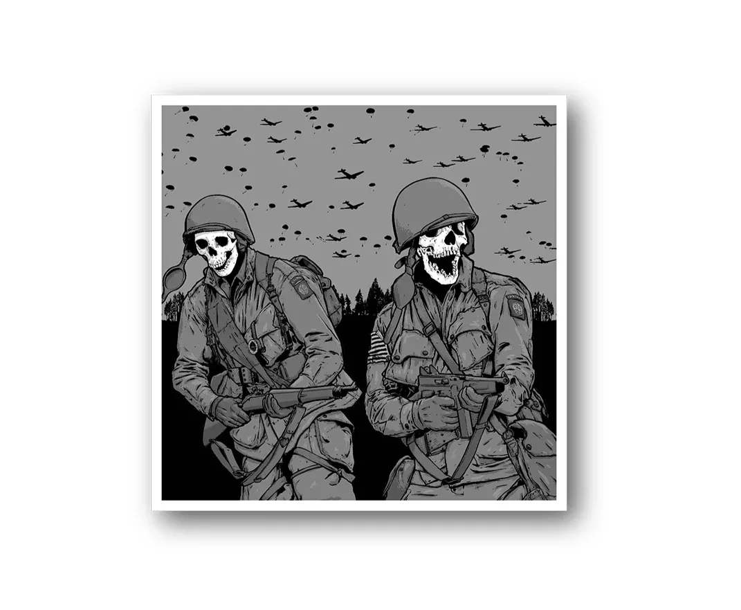 Death Awaits Sticker