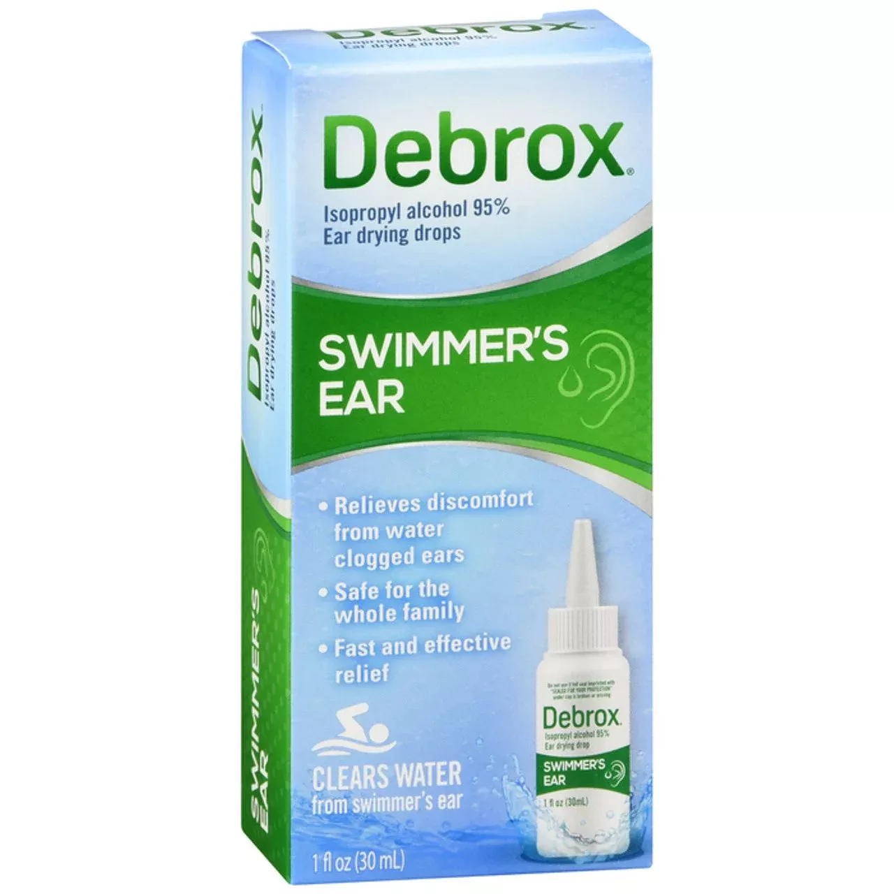 Debrox 95% Swimmer's Ear Drying Drops, 1 oz