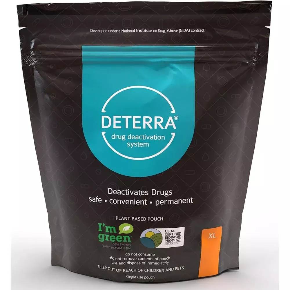 Deterra XL Drug Deactivation System Pouches, Case of 20