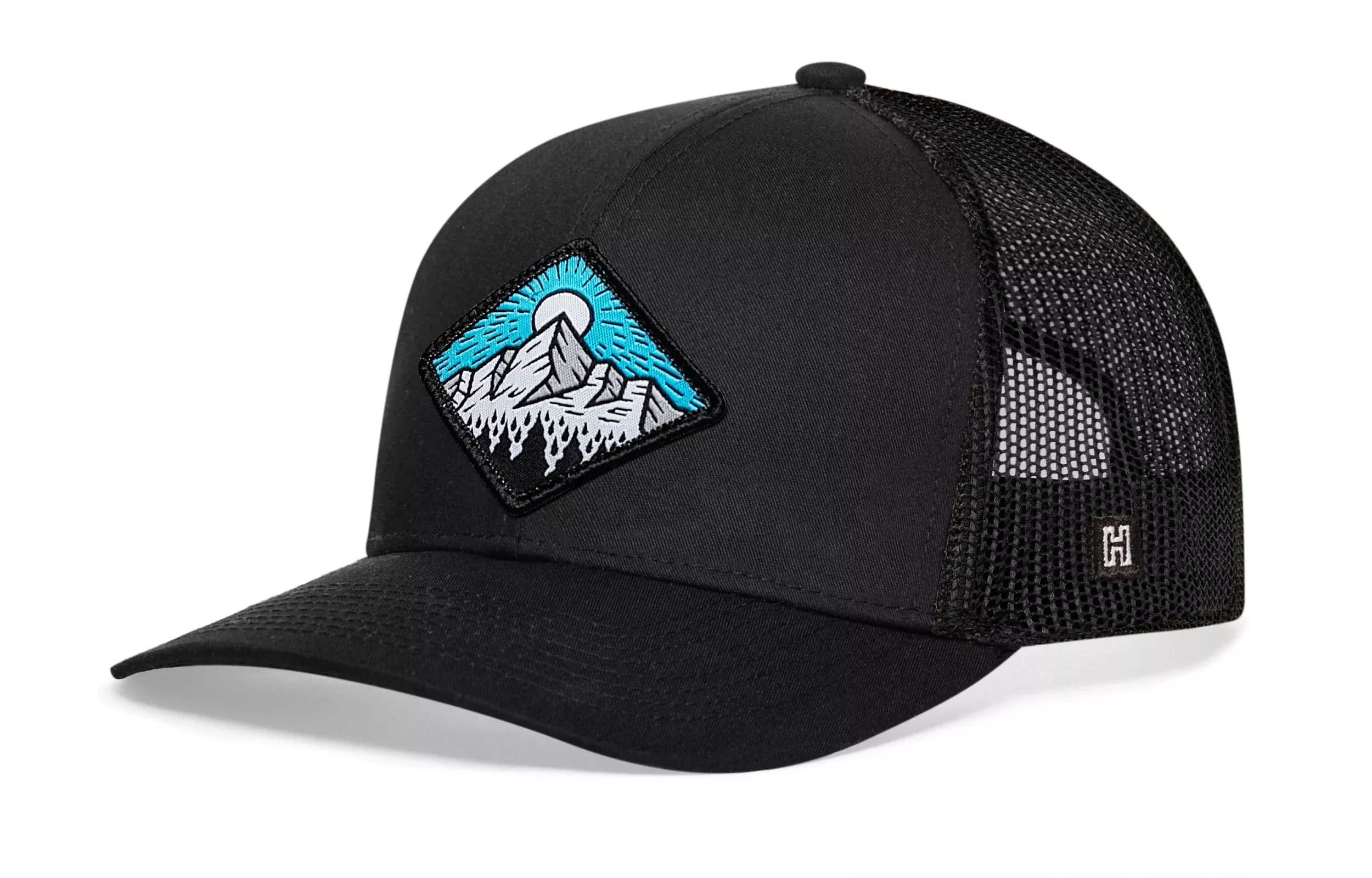 Diamond Mountain and Trees Trucker Hat|Outdoors Snapback