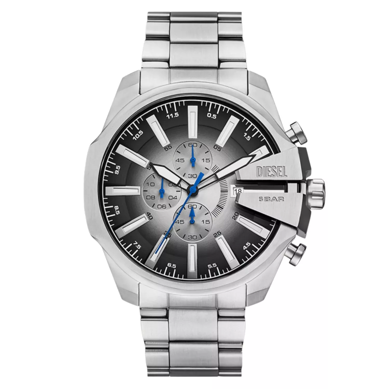 Diesel Men's Mega Black Dial Watch - DZ4686