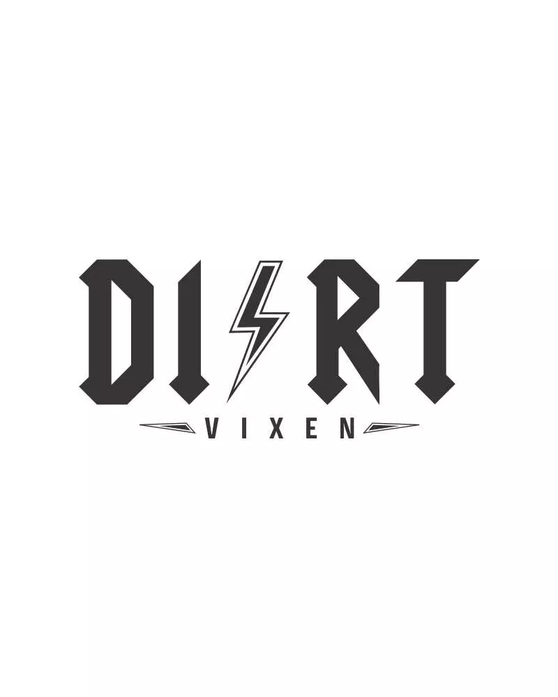 Dirt Vixen Decal 3" x 7"