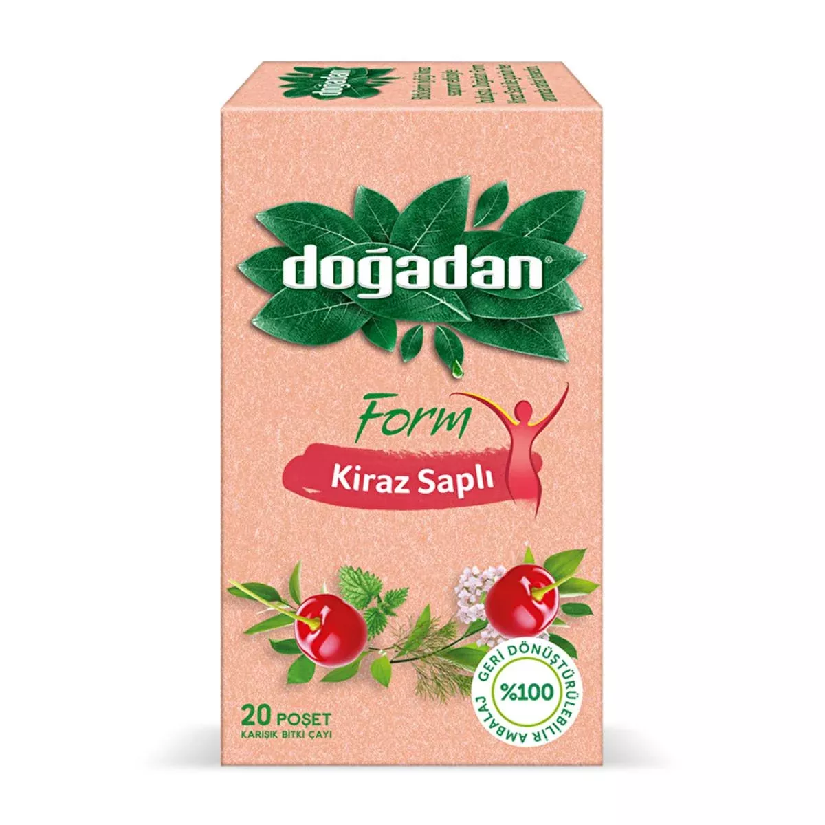 Doğadan Herbal Tea with Cherry Stalk - 20 Tea Bags