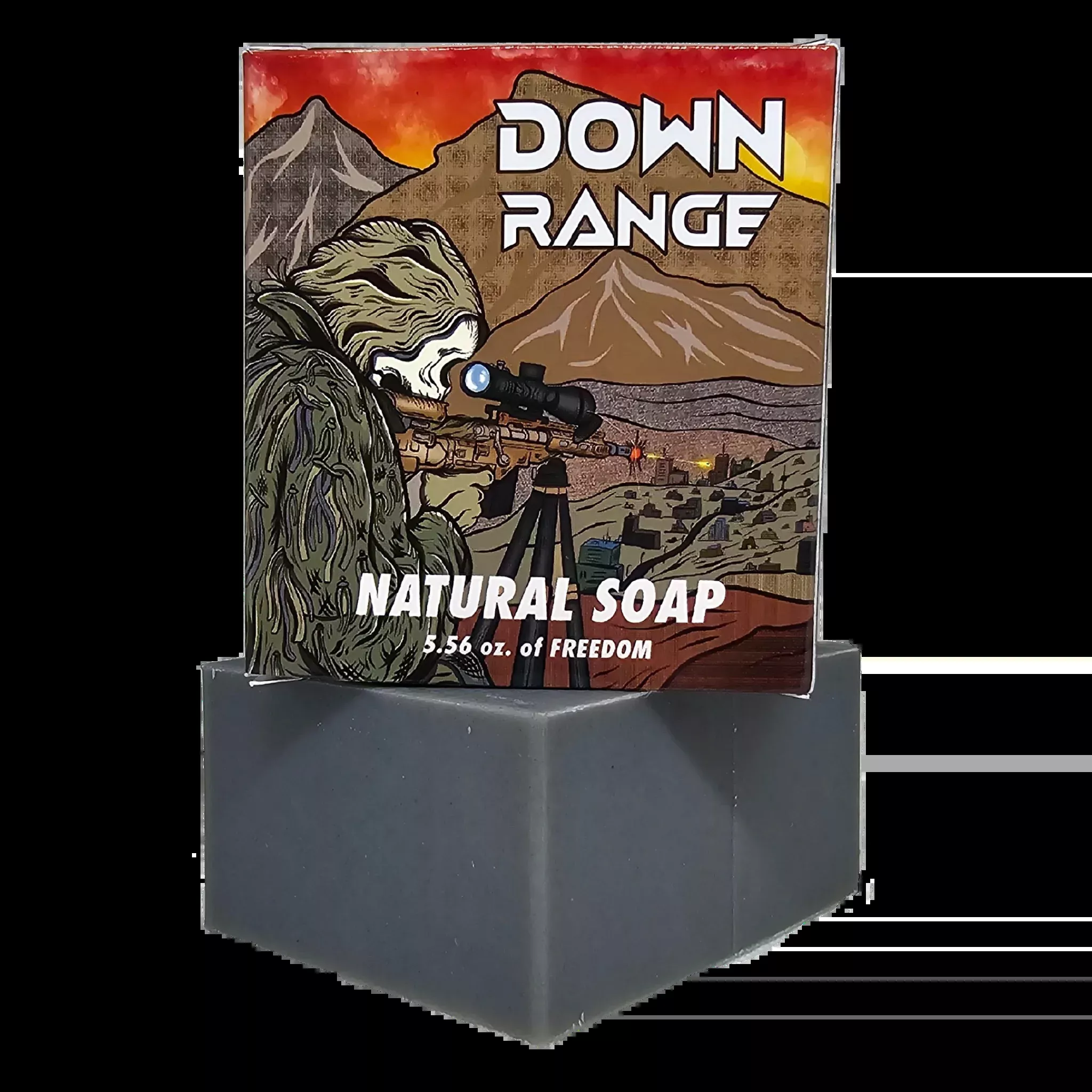 Down Range Natural Soap - Gun Powder