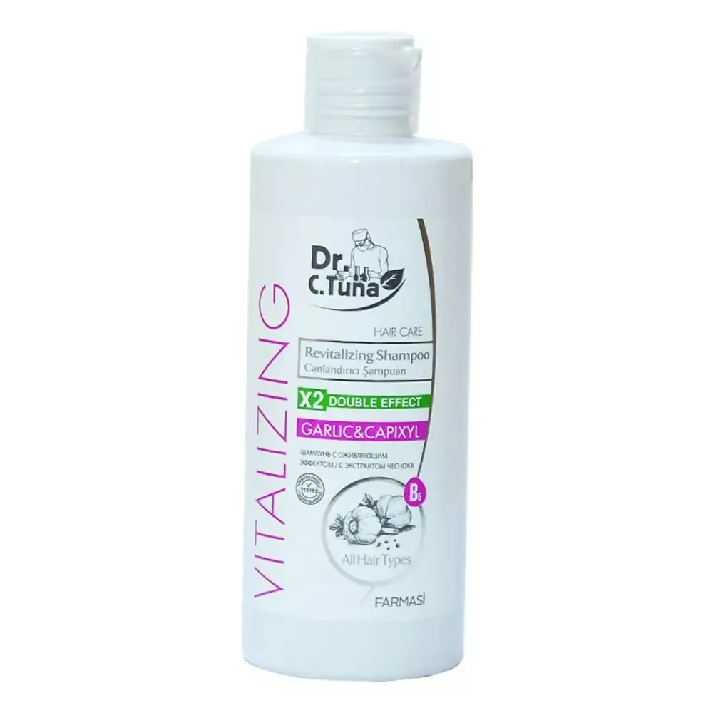 Dr C Tuna Vitalizing Garlic & Capixyl Shampoo 225 ml