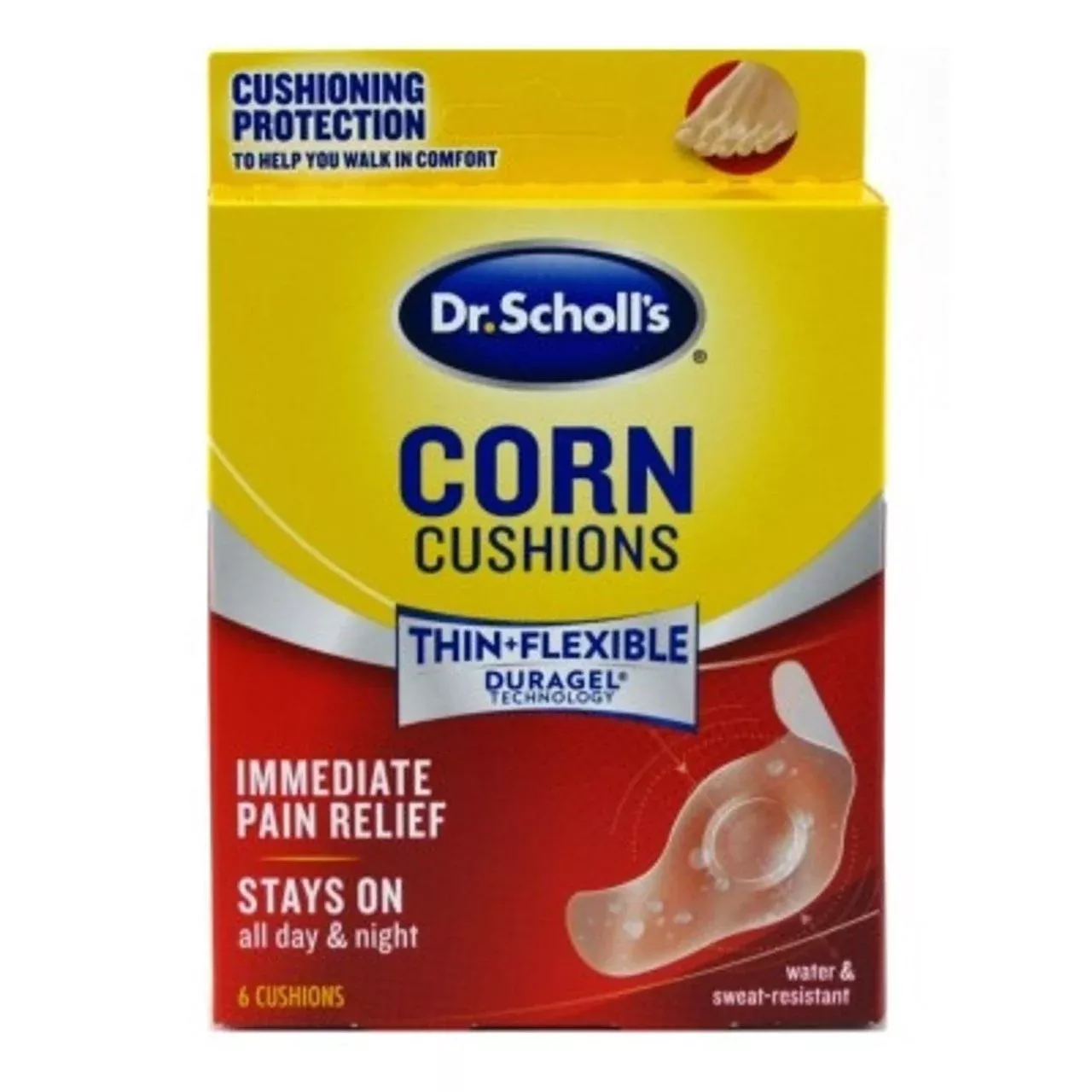 Dr. Scholl's Hydrogel Corn Cushion, 6-Pack