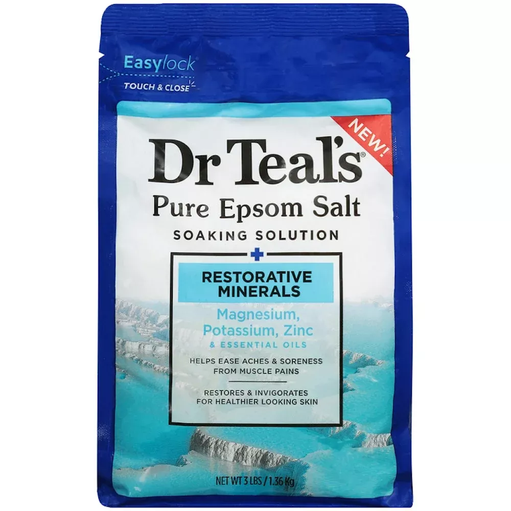 Dr Teal's Restorative Minerals Pure Epsom Salt Soaking Solution
