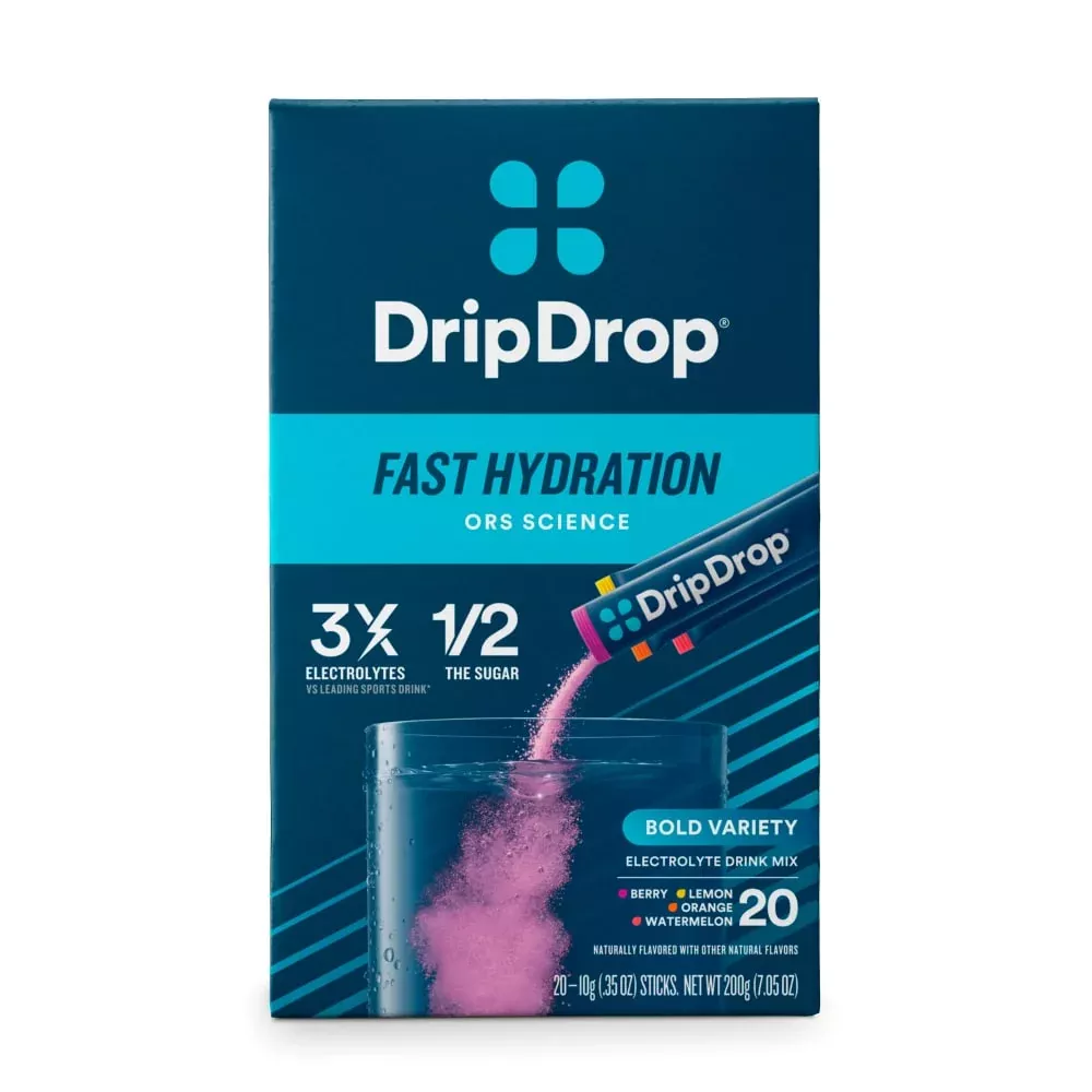 DripDrop Fast Hydration – Bold Variety Pack (Electrolyte Powder)