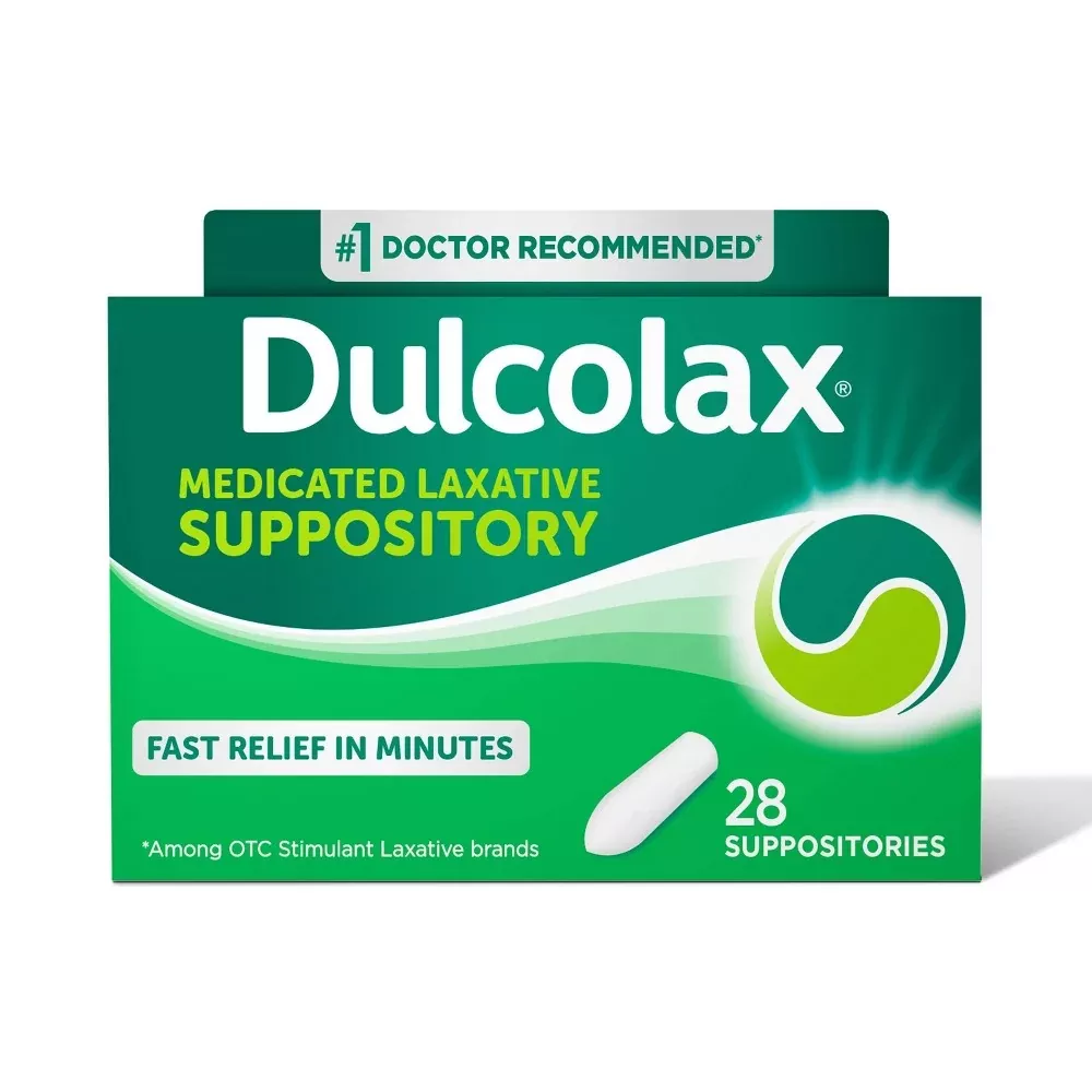 Dulcolax 10 mg Rectal Suppositories, 28 Count