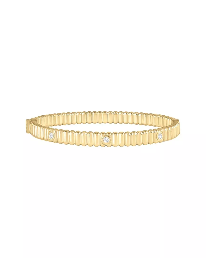 Electric Picks 14K Plated Cz Afterglow Bangle