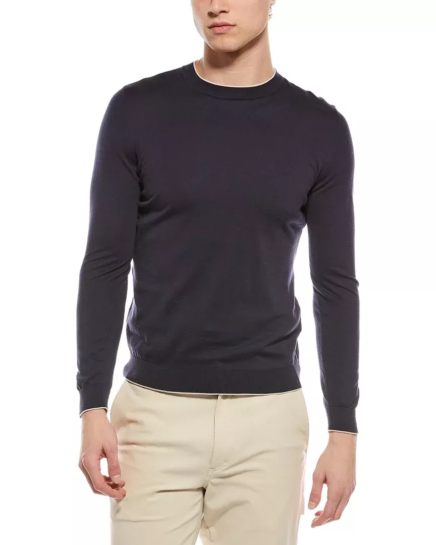 Eleventy Long Sleeves Round Neck Sweater