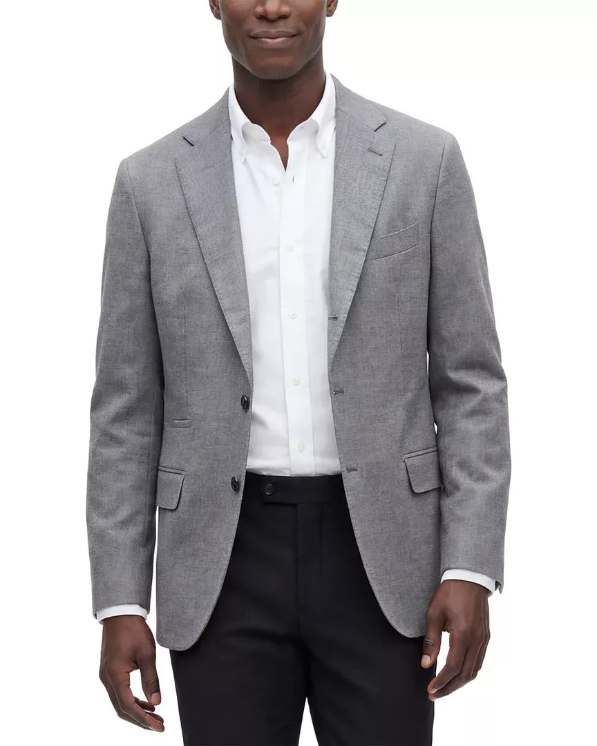 Eleventy Single-Breasted Cashmere-Blend Jacket