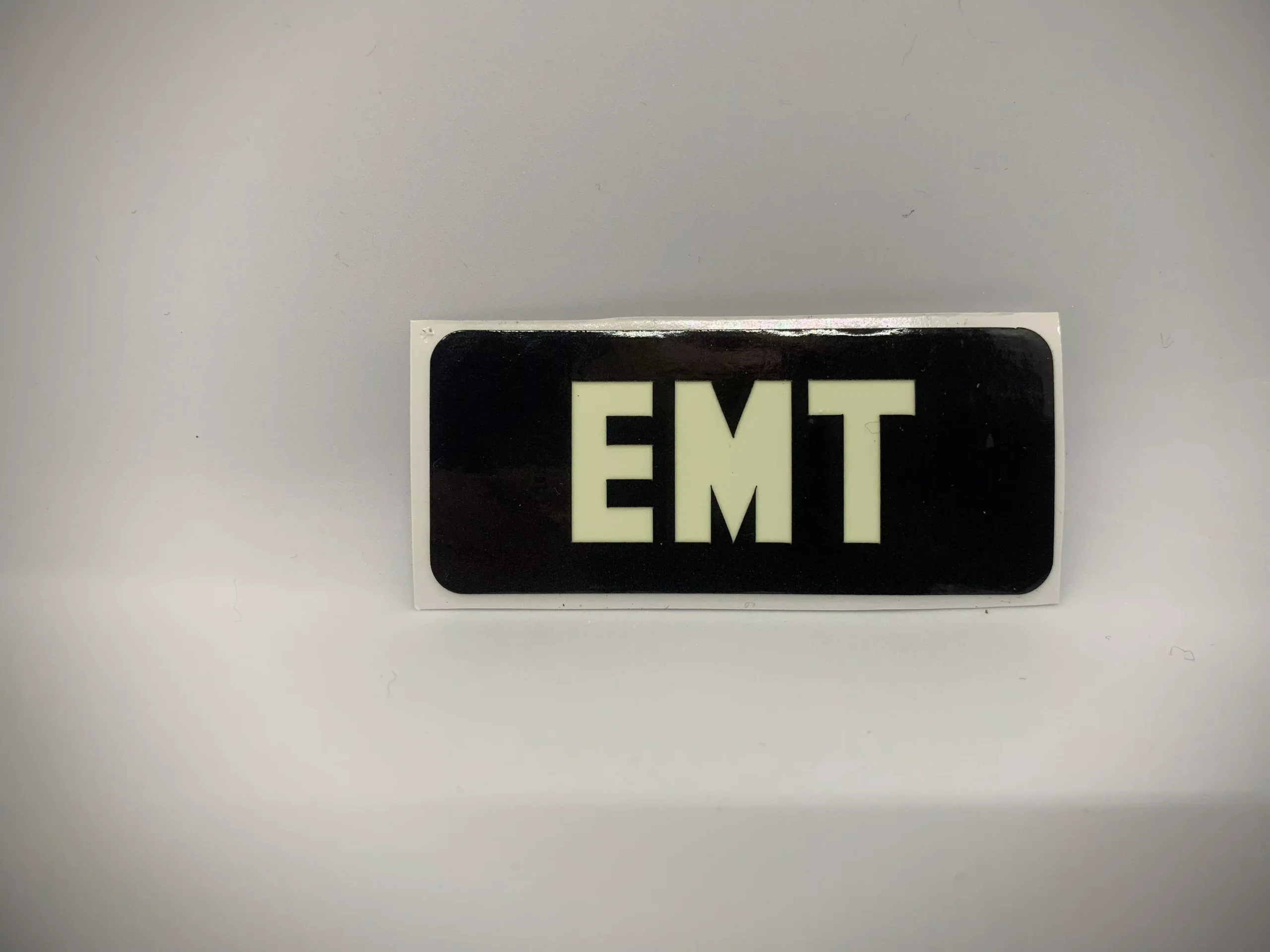 EMT REFLECTIVE GLOW IN THE DARK HELMET DECAL