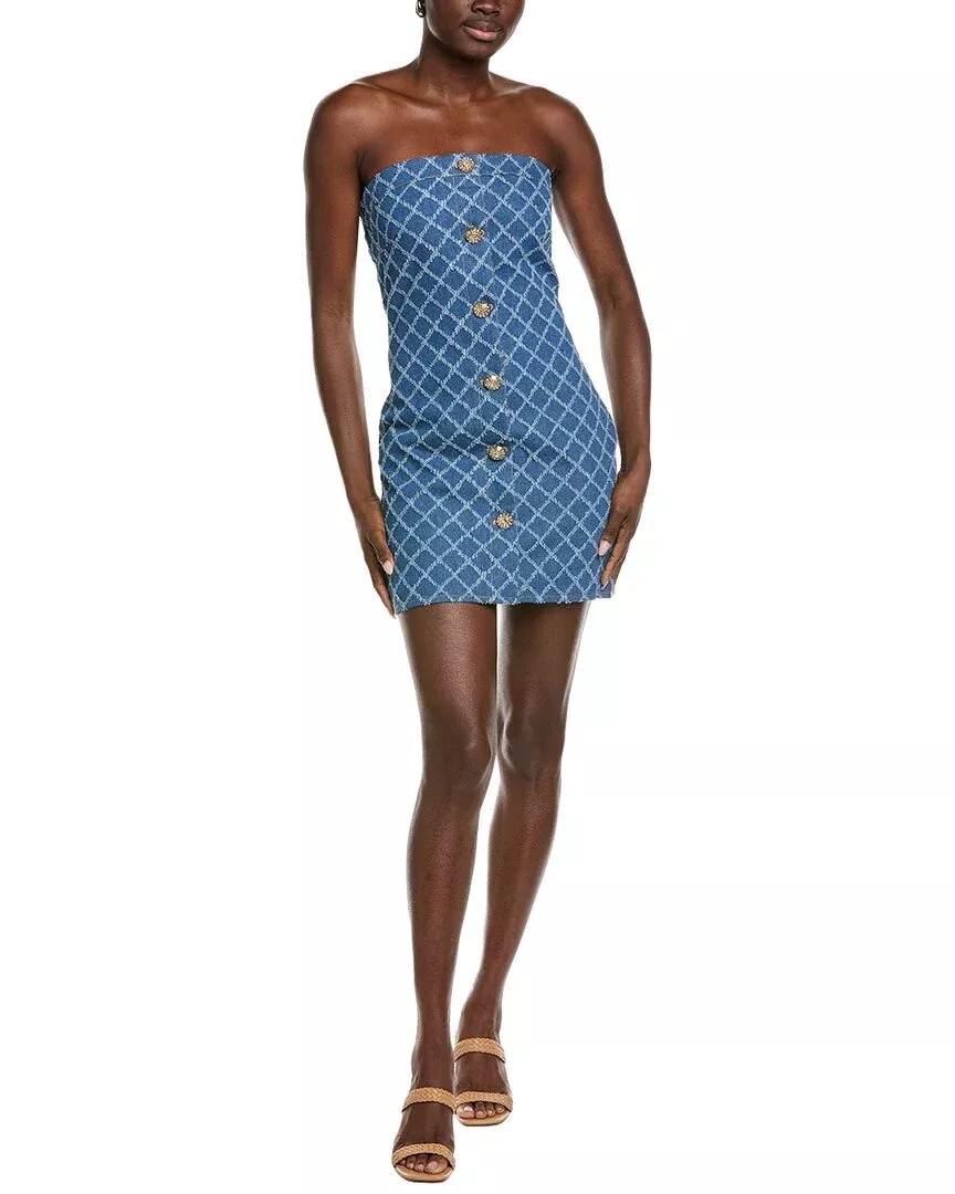 Endless Rose Distressed Denim Mini Dress