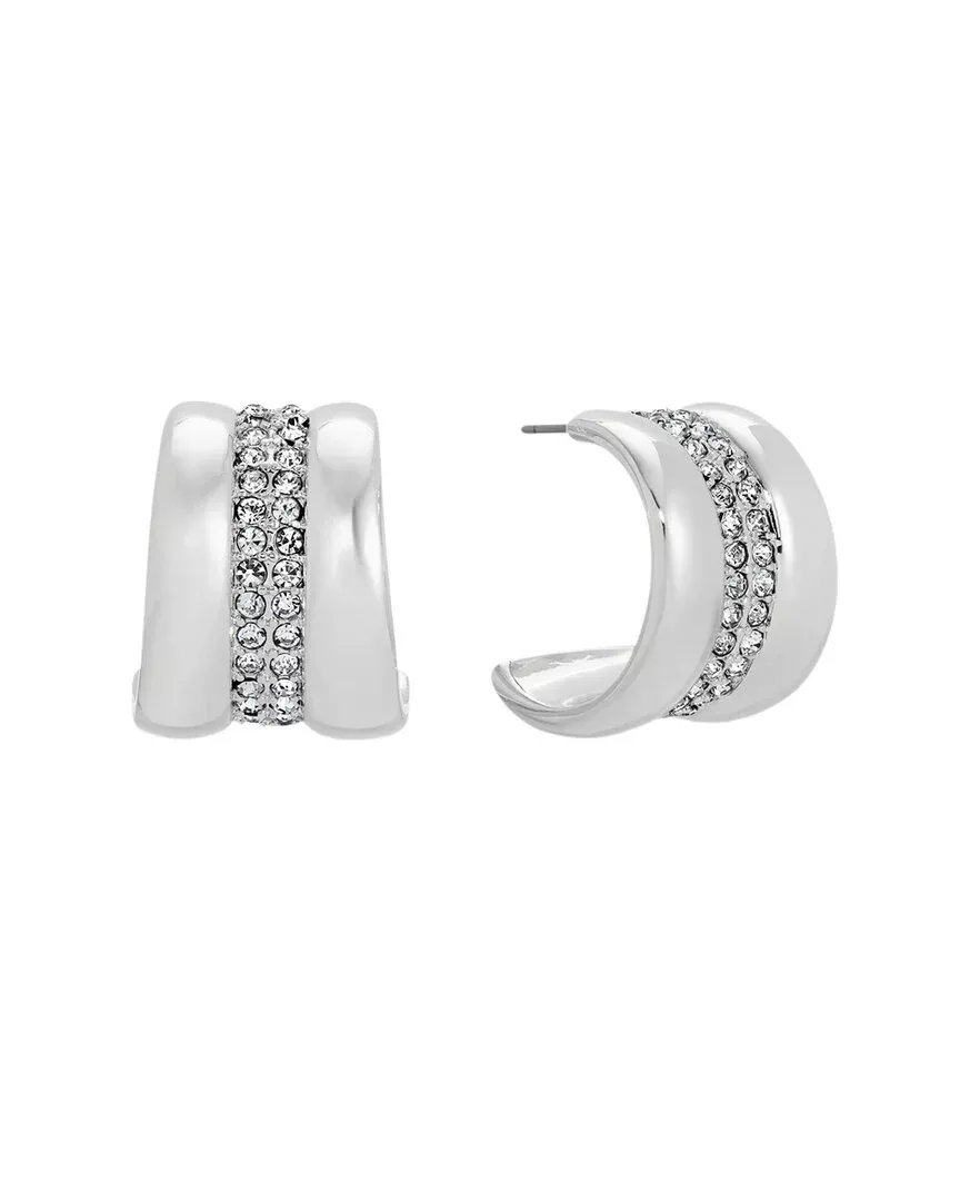 Ettika Silver PlatedHoop Earrings