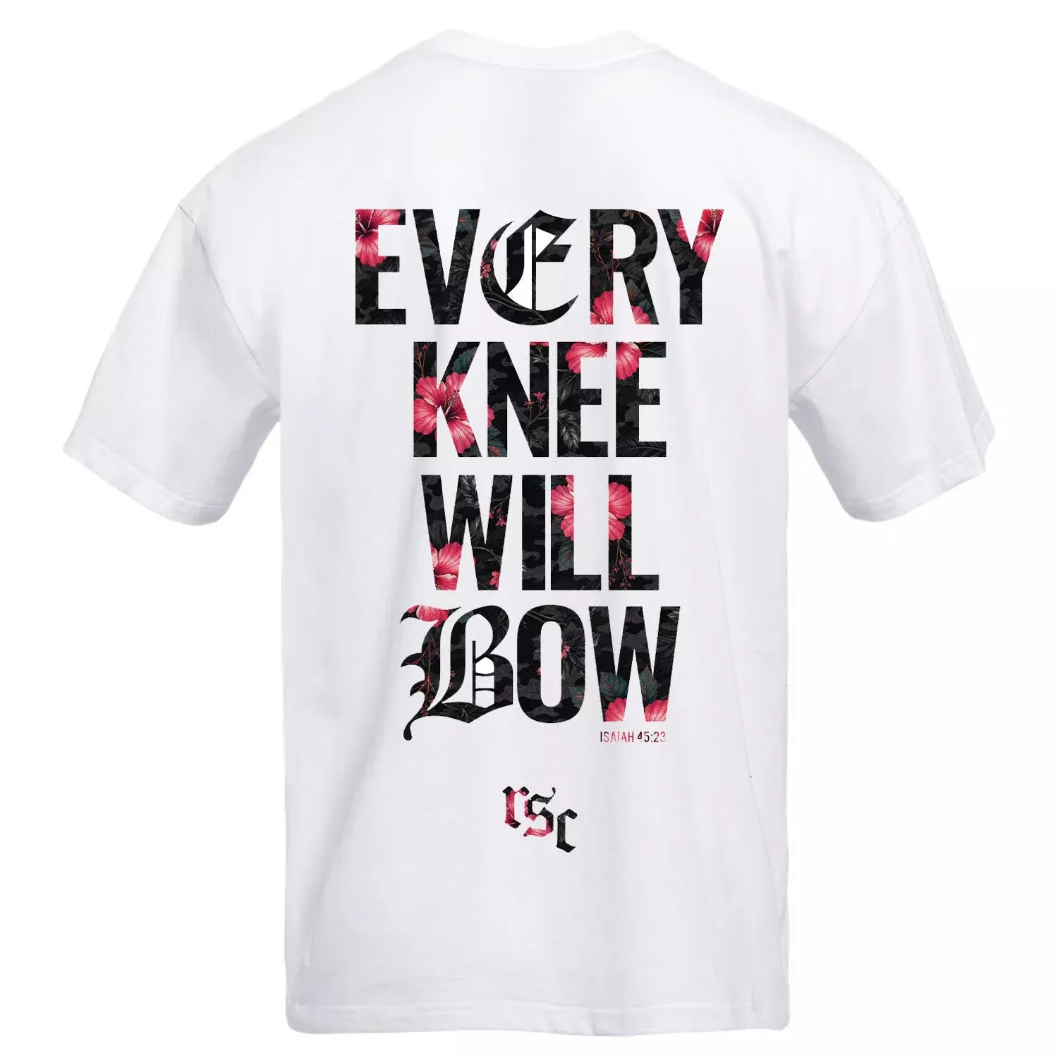 Every Knee Will Bow Men's Heavyweight T-Shirt