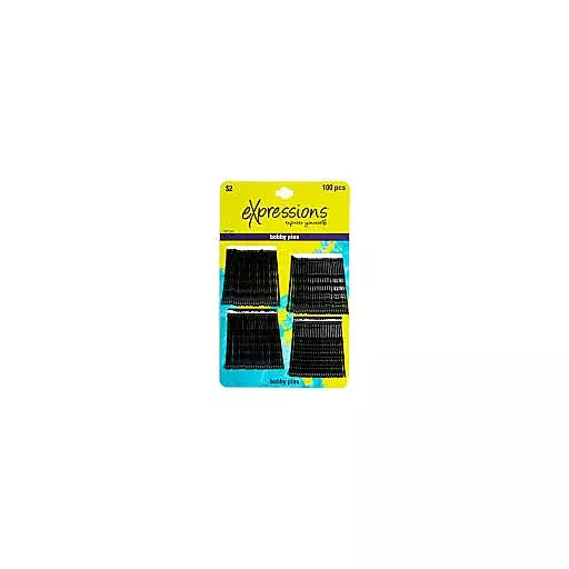 Expressions Bobby Pins – Black (100 Count)