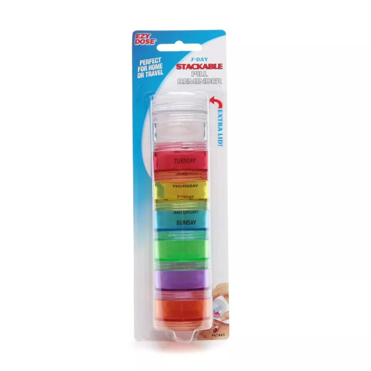 Ezy Dose 7 DayStackable Pill Reminder