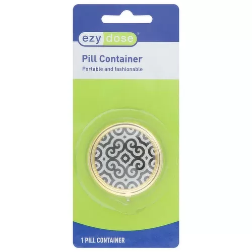 Ezy Dose Round Fashion Pill Case