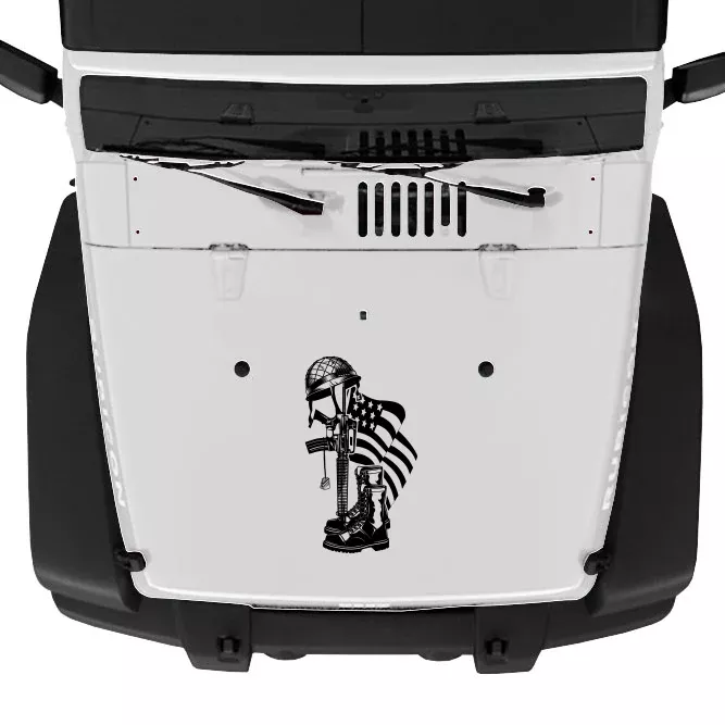 Fallen Soldier Tribute Hood Graphic