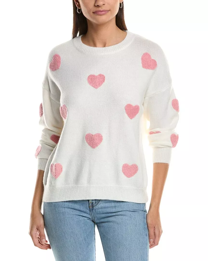 Fate Heart Applique Sweater