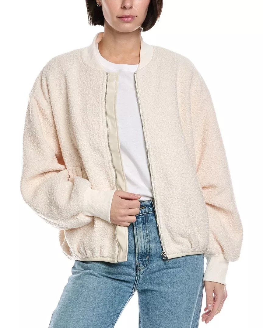 Fate Teddy Fleece Bomber Jacket