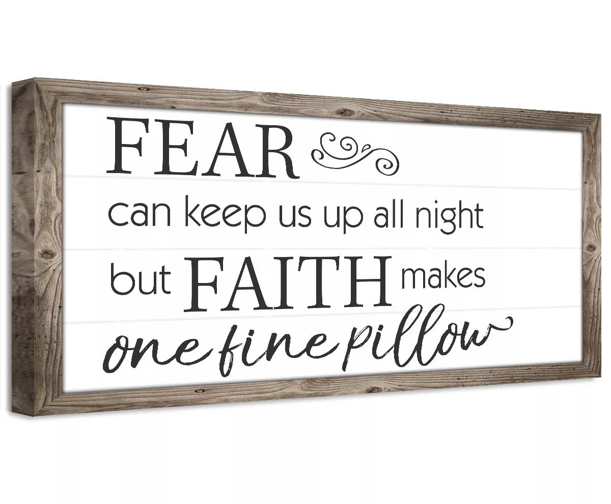 Fear Can Keep Us Up - Canvas