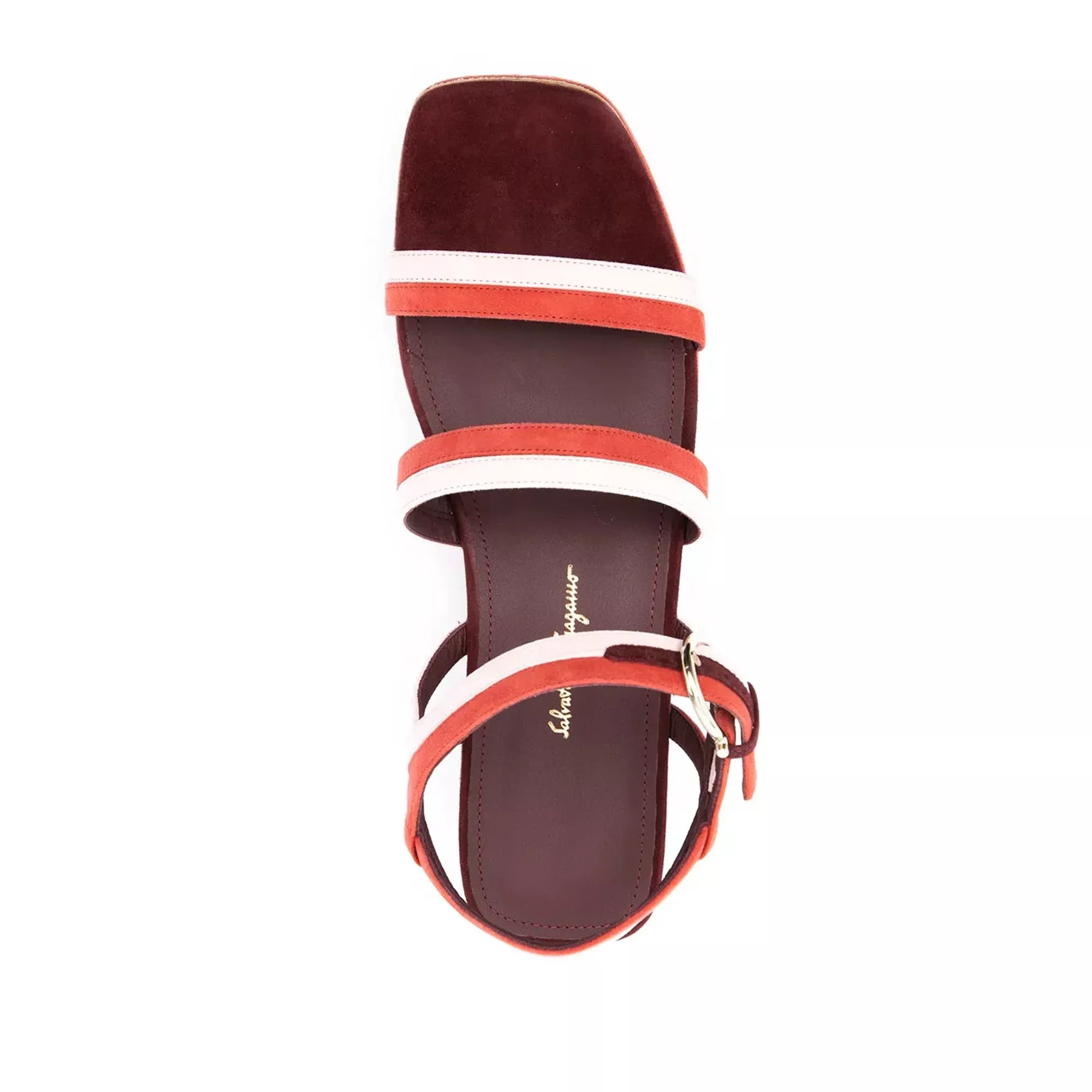 Ferragamo 75Mm Mysen Wedge Sandals