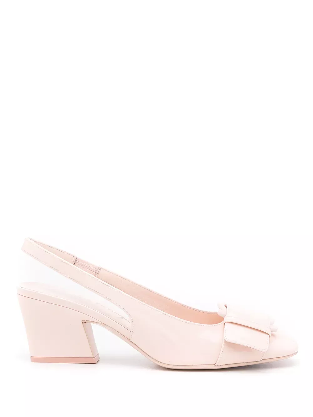 Ferragamo Bow-Detail Leather Pumps