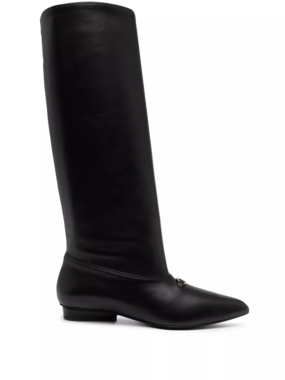 Ferragamo Gancini Knee-High Boots