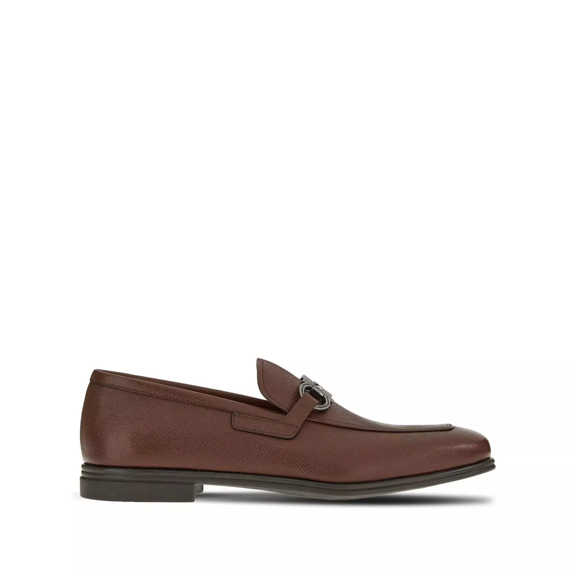 Ferragamo Gancini-Ornament Moccasins