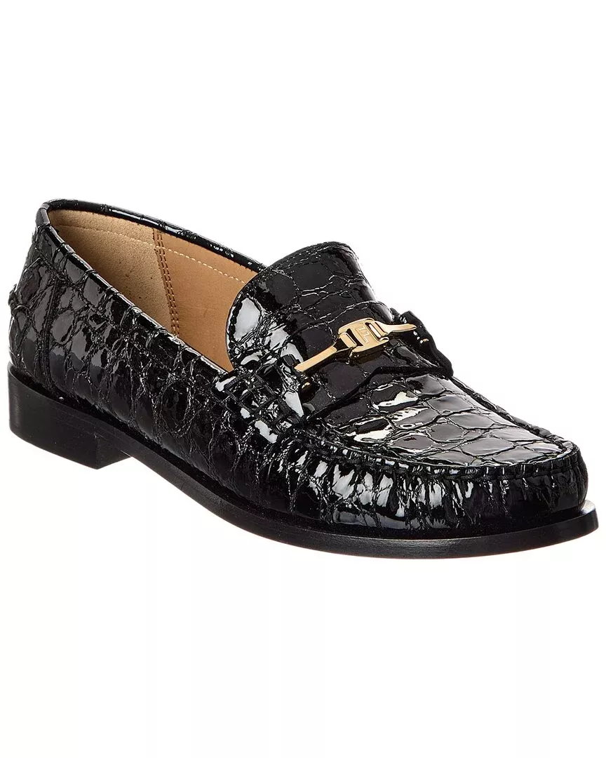 Ferragamo Harry Croc-Embossed Leather Loafer