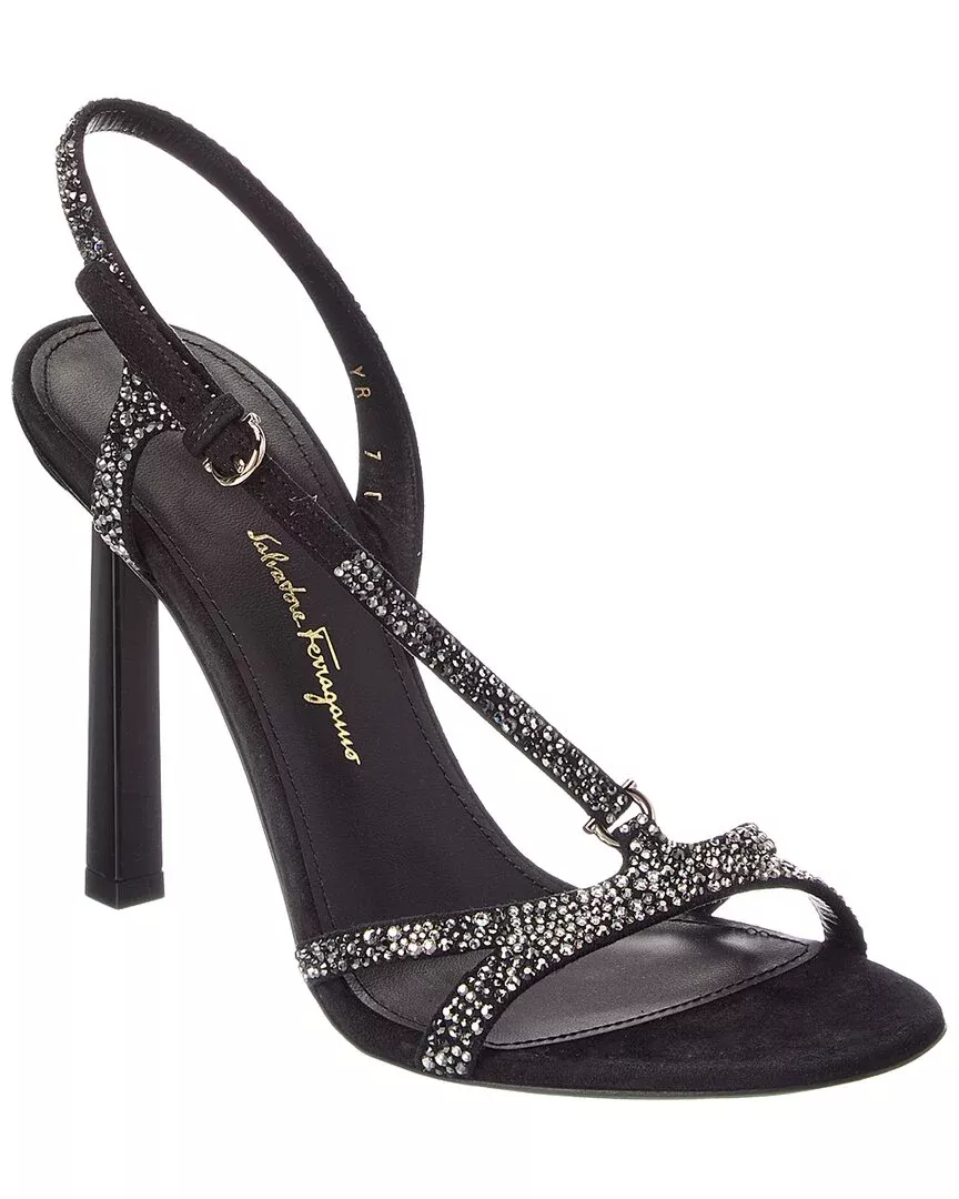 Ferragamo Jole X5 Suede Sandal